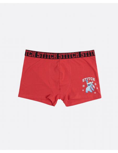 DISNEY Calzoncillo/Boxer Stitchmas Caja Metal Regalo para Hombre