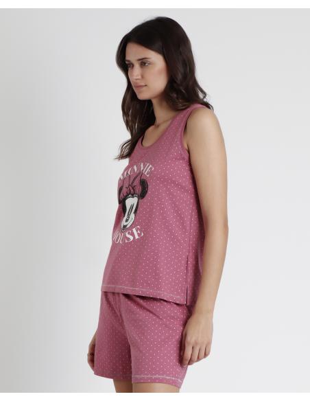 DISNEY Pijama Sin Mangas Dots & Sketches para Mujer