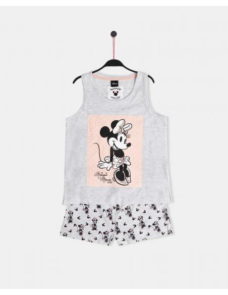 DISNEY Pijama Sin Mangas Minnie Sweet para Niña