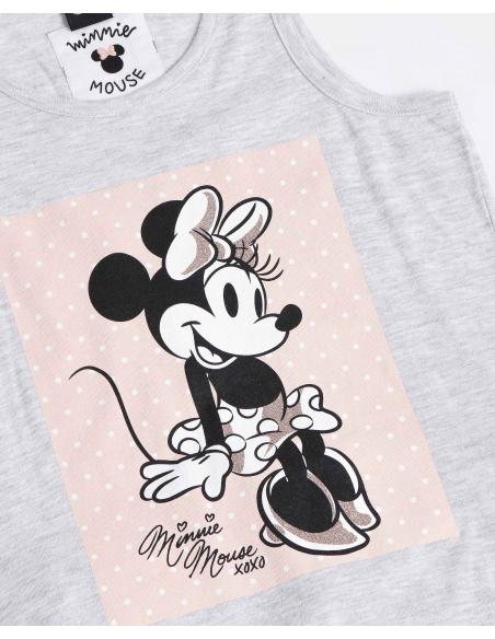 DISNEY Pijama Sin Mangas Minnie Sweet para Niña