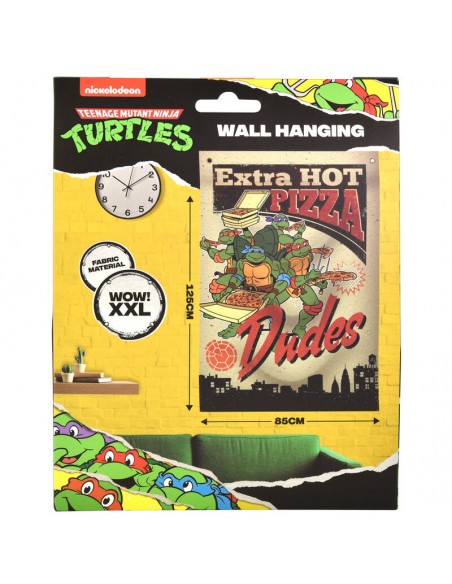 Tela decorativa para pared Tortugas Ninja XL (85 x 125 cm)